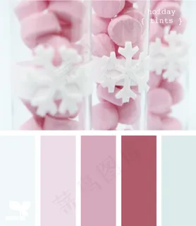 冬天系配色色卡色彩搭配