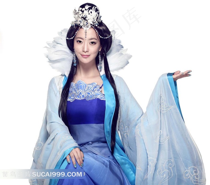 穿古装衣服的古典美女