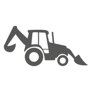 挖掘机推车现代农业