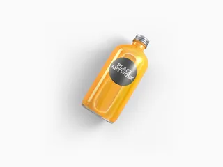 电商广告橙子饮料样机