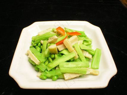 1529笋干丝瓜毛豆