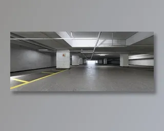 地下空荡停车场