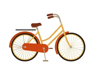 自行车单车装饰元素