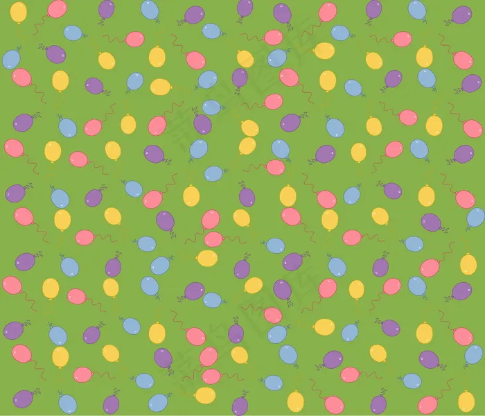 儿童节气球卡通背景图片