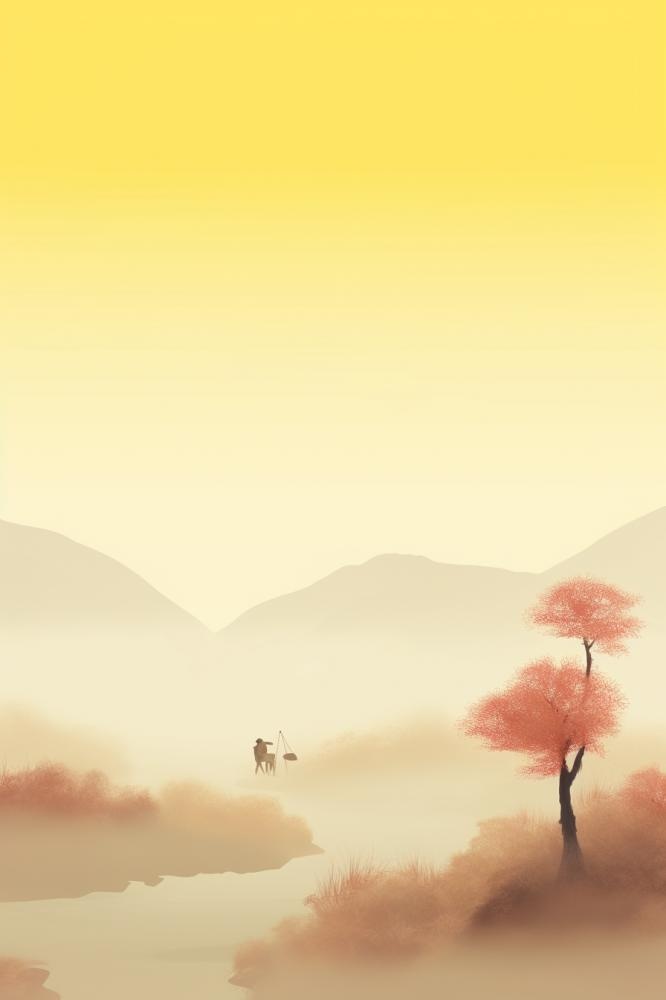 意境复古风节气背景(896x1344)