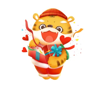 虎年 新年快乐  老虎  元旦