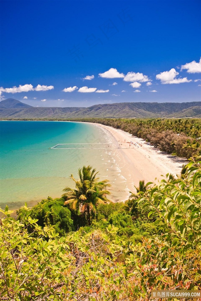 唯美海滩风景图片