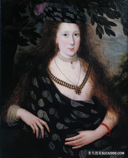 泰特人物肖像油画贵妇