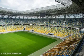 宏大的足球场场地高清