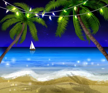 夏天海滩大海背景 夏天海滩大海背景