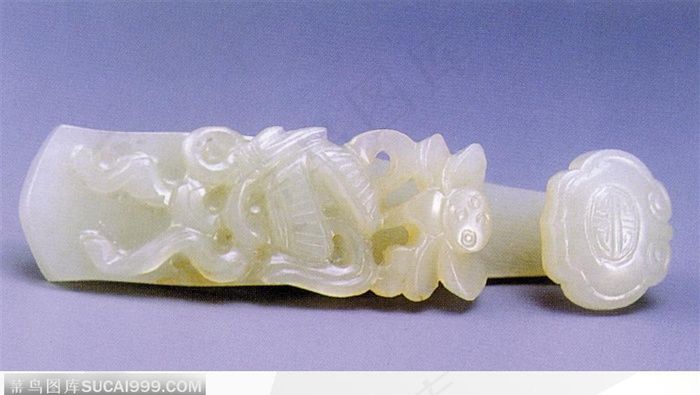 传统工艺-精美的梅花花纹玉臂