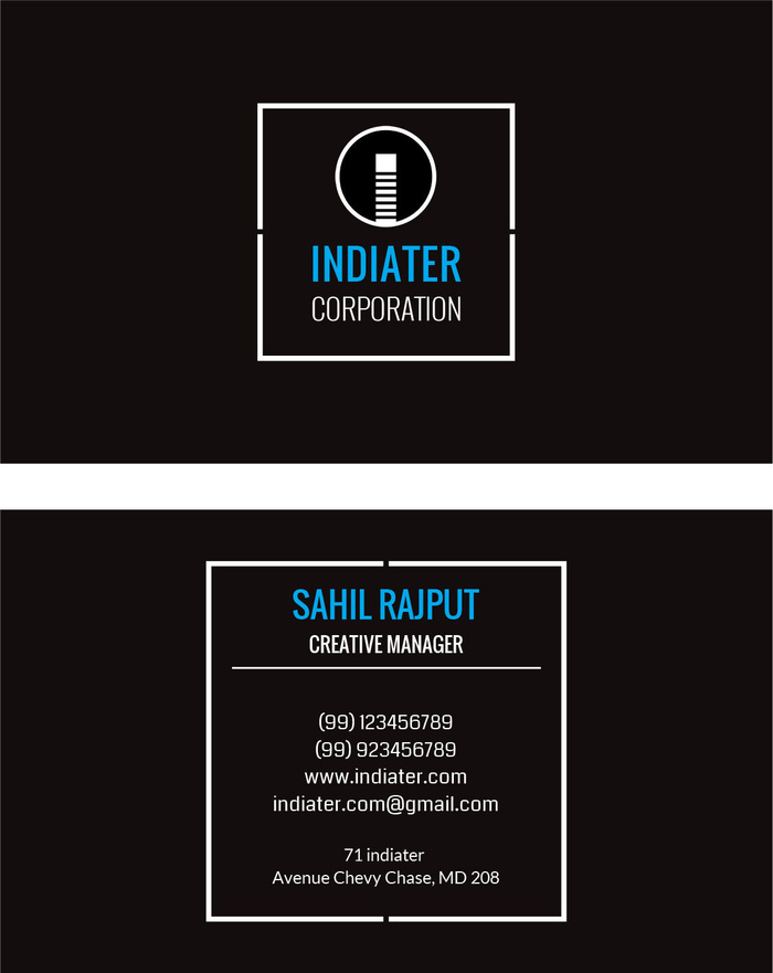 设计 创造 名片