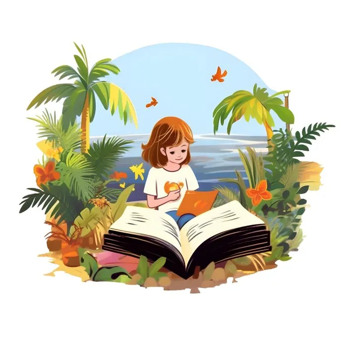 户外学习的学生免抠(1900x1900)