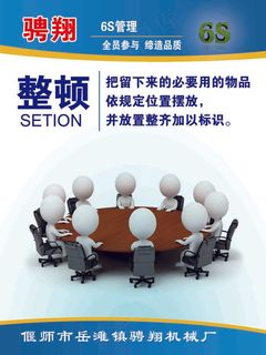 6S简约整顿写真展板