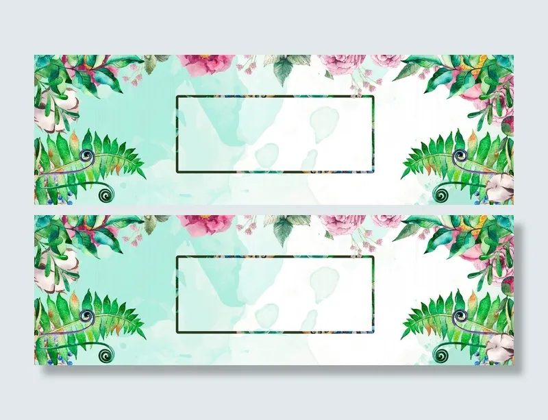 花卉花草背景psd模版下载