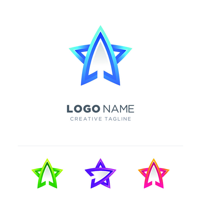 标识标志公司字母企业商标品牌LOGO设计素材矢量模板