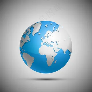商务地球模型矢量 商务地球模型矢量