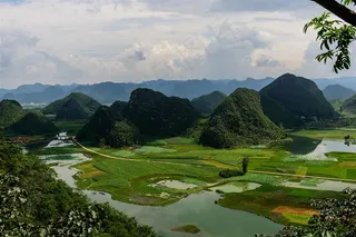 云南普者黑美景图片素材