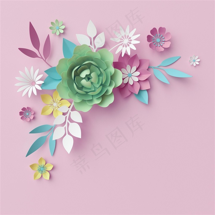 漂亮的花卉剪贴画高清图片