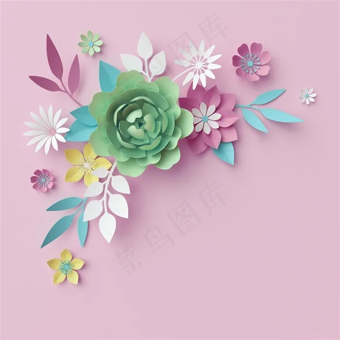 漂亮的花卉剪贴画高清图片