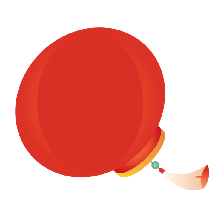 红色节日装饰灯笼