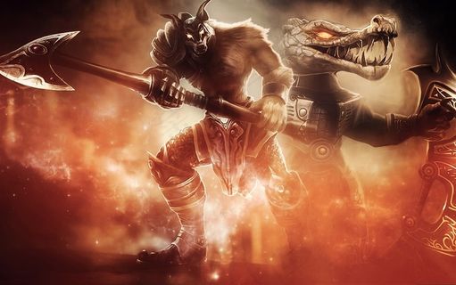 《英雄联盟》沙漠死神内瑟斯桌面壁纸图