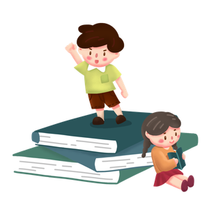 少儿兴趣班阅读的学生