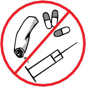 没有毒品 PNG免抠(350x351)