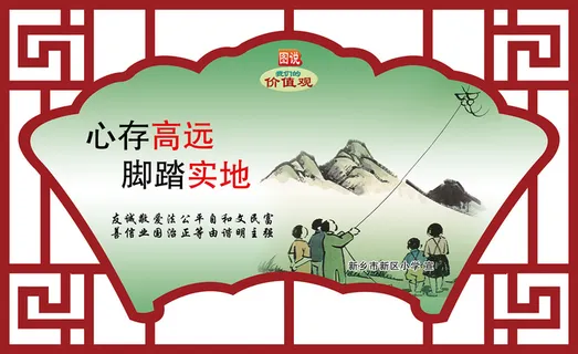学校|小学|文明|创建|展板|