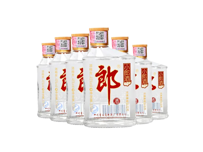 超市商品清晰大图免抠实物摄影png格式图片透明底品牌白酒小朗酒(1)