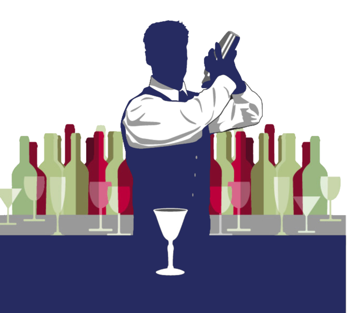 男调酒师免抠插图