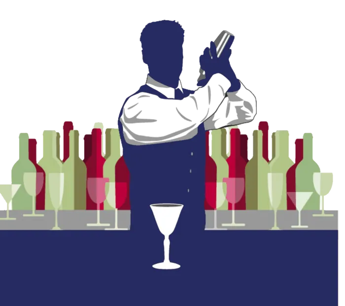 男调酒师免抠插图