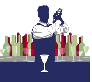 男调酒师免抠插图