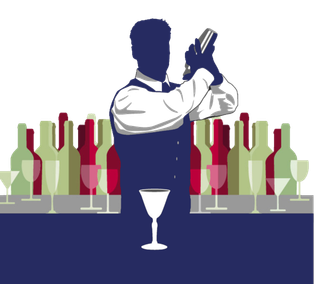 男调酒师免抠插图