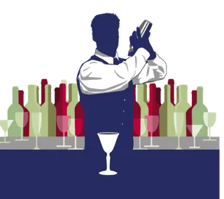 男调酒师免抠插图