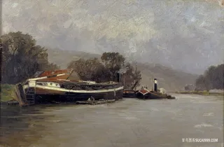 卡洛斯·德·埃尔·塞纳·海斯(鲁昂)湖畔美景