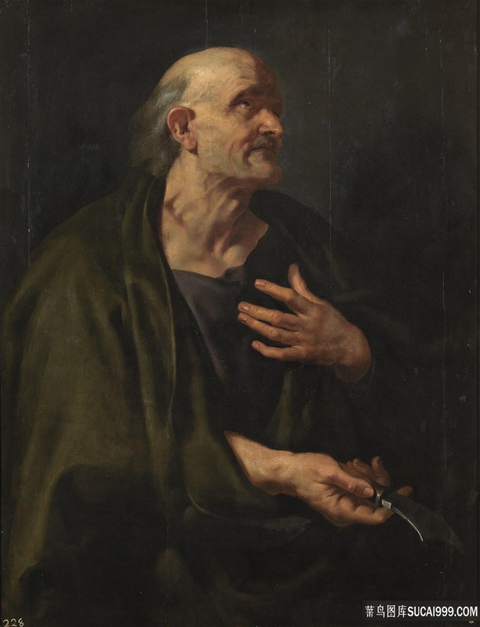鲁本斯，彼得保罗-圣巴托洛姆肖像油画