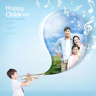 儿童梦想蓝天素材