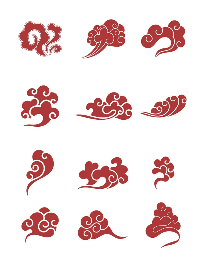 中国风古典式线条祥云纹底纹图案纹理装饰背景素材AI素材ai矢量模版下载