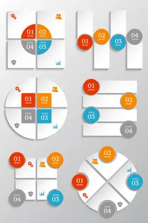 信息图表设计矢量素材