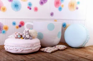 儿童照相拼接背景