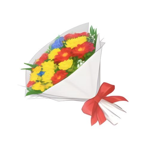 花束手棒花免抠(2048x2048)