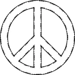 和平符号 PNG免抠