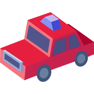 2.5D交通工具小轿车