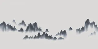 水墨山水背景图2023-3-28-03