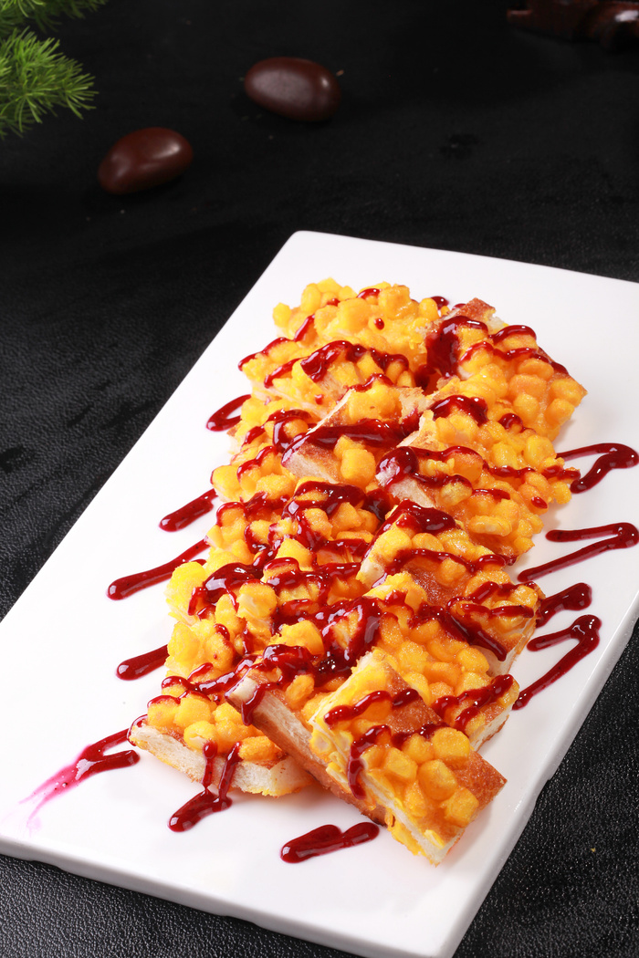 开心色拉玉米烙28元一份 (4)