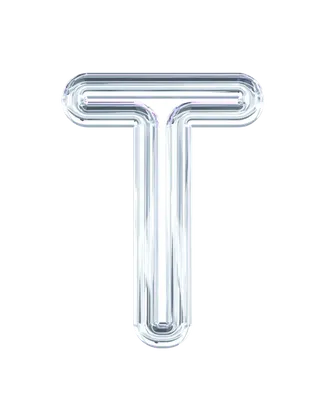 水晶立体字母T 