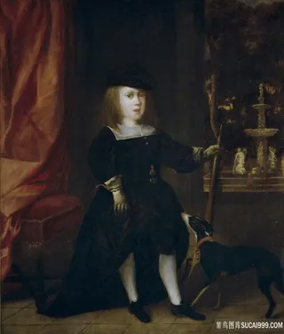 二世，圣婴肖像油画