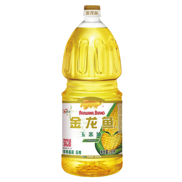 金龙鱼玉米油1.8升 (2)超市商品白底图免抠实物摄影png格式图片透明底