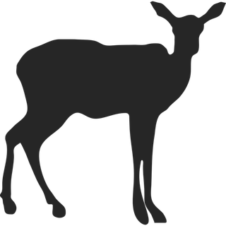 鹿简笔画元素